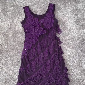 Women’s 1920's Beaded Fringe Flapper Dress